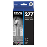 Epson T277120-S (277) Claria Ink, 240 Page-Yield, Black