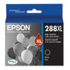 Epson T288XL120-S (T288XL) DURABrite Ultra High-Yield Ink, 500 Page-Yield, Black