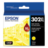 Epson T302XL420-S (T302XL) Claria High-Yield Ink, Yellow