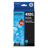 Epson T410XL220-S (410XL) Claria High-Yield Ink, 650 Page-Yield, Cyan