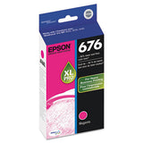 Epson T676XL320-S (676XL) High-Yield Ink, 2,400 Page-Yield, Magenta