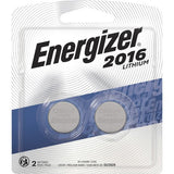 Energizer 2016 3V Watch/Electronic Batteries - 2016BP2CT