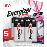Energizer MAX Alkaline 9 Volt Batteries - 522BP4CT