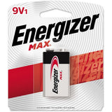 Energizer MAX Alkaline 9 Volt Batteries, 1 Pack - 522BP