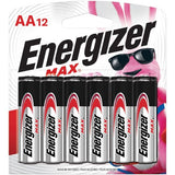 Energizer MAX AA Alkaline Batteries - E91BW12EMCT