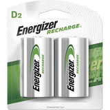 Energizer NiMH e2 Rechargeable D Batteries - NH50BP2CT