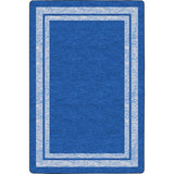 Flagship Carpets Double Light Tone Border Blue Rug - FE42232A