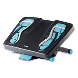 Fellowes Energizer Foot Support, 17.88w x 13.25d x 6.5h, Charcoal/Blue/Gray