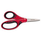 Fiskars Kids/Student Softgrip Scissors, Pointed Tip, 5" Long, 1.75" Cut Length, Randomly Assorted Straight Handles
