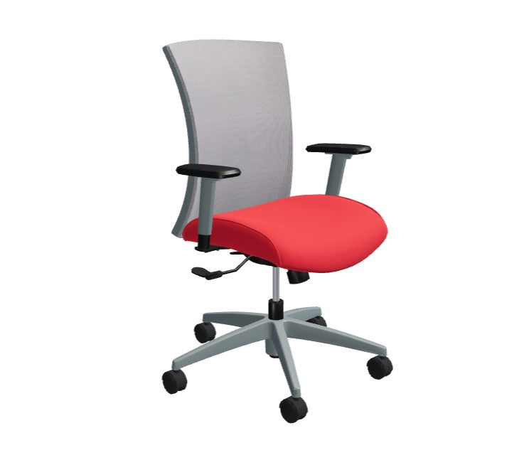Global Vion – Lush Fog Dimension Mesh High Back Tilter Task Chair in Vibrant Fabric for the Modern Office, Home and Business