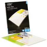 GBC SelfSeal Self-Adhesive Laminating Pouches and Single-Sided Sheets, 3 mil, 9