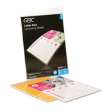 GBC SelfSeal Self-Adhesive Laminating Pouches and Single-Sided Sheets, 3 mil, 9