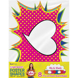 Geographics Cosmic Burst Shapes Poster Board - 24756