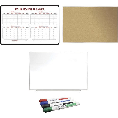 Ghent Dry Erase/Bulletin Board Kit - WFH3