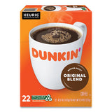 Dunkin Donuts K-Cup Pods, Original Blend, 22/Box