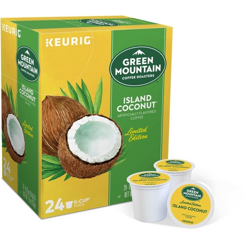 Green Mountain Coffee Roasters K-Cup Island Coconut Coffee - T6720