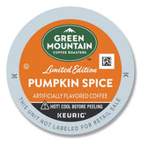 Green Mountain Coffee Fair Trade Certified Pumpkin Spice Flavored Coffee K-Cups, 96/Carton