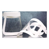 SCT Face Shield, 20.5 to 26.13 x 10.69, One Size Fits All, White/Clear, 225/Carton