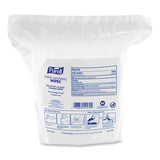 PURELL Hand Sanitizing Wipes, 5 x 6, Fresh Citrus Scent, White, 1,700/Refill Pouch, 4/Carton