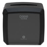 Dixie Tabletop Napkin Dispenser, 7.6" x 6.1" x 7.2", Black