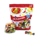 Jelly Belly 50 Flavors Jelly Beans Assortment, 3 lb Standup Bag, Delivered in 1-4 Business Days