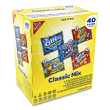Nabisco Cookie and Cracker Classic Mix, Assorted Flavors, 1 oz Pack, 40 Packs/Box, Delivered in 1-4 Business Days