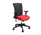 Global Vion – Lush Charcoal Dimension Mesh High Back Tilter Task Chair in Vibrant Fabric for the Modern Office, Home and Business