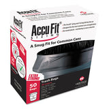AccuFit Linear Low Density Can Liners with AccuFit Sizing, 55 gal, 1.3 mil, 40