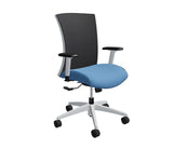 Global Vion – Sleek Charcoal Dimension Mesh High Back Tilter Task Chair in Vinyl for the Modern Office, Home and Business.