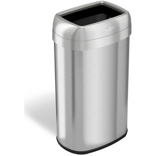 HLS Commercial Stainless Steel Open Top Trash Can - HLS16STV