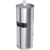 HLS Commercial Gym Wipe Dispenser 9-Gallon Trash Can - HLSC09WSR