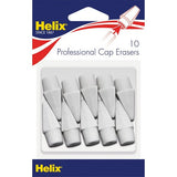 Helix Professional Hi-polymer Pencil Cap Eraser - 37360