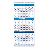 House of Doolittle Recycled Three-Month Format Wall Calendar, Vertical Orientation, 8 x 17, White Sheets, 14-Month (Dec to Jan): 2021 to 2023