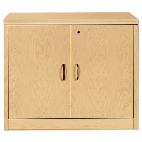 HON Valido Series Storage Cabinet w/Doors, 36w x 20d x 29-1/2h, Natural Maple