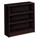 HON 1870 Series Bookcase, Three-Shelf, 36w x 11.5d x 36.13h, Mahogany