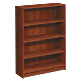 HON 1870 Series Bookcase, Four-Shelf, 36w x 11.5d x 48.75h, Cognac