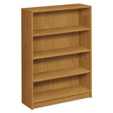 HON 1870 Series Bookcase, Four-Shelf, 36w x 11.5d x 48.75h, Harvest
