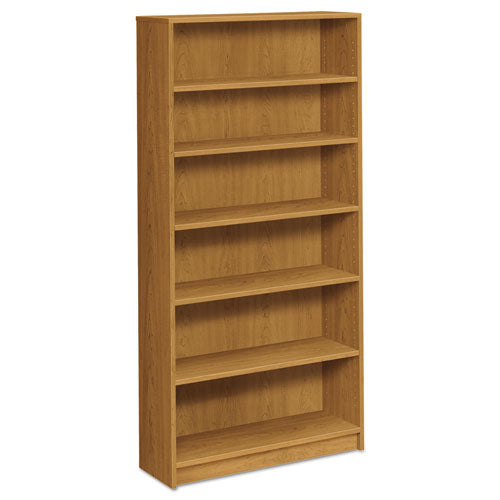 HON 1870 Series Bookcase, Six-Shelf, 36w x 11.5d x 72.63h, Harvest