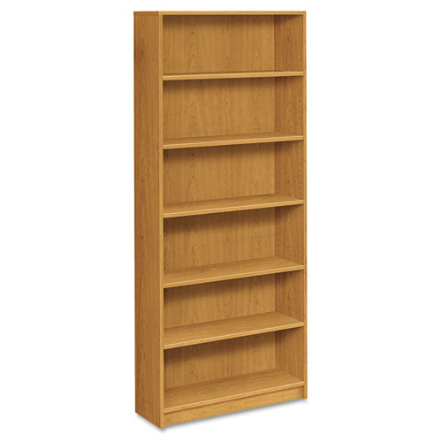 HON 1870 Series Bookcase, Six-Shelf, 36w x 11.5d x 84h, Harvest