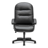 HON Pillow-Soft 2090 Series Executive High-Back Swivel/Tilt Chair, Supports Up to 250 lb, 16" to 21" Seat Height, Black