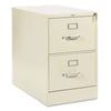 HON 210 Series Vertical File, 2 Legal-Size File Drawers, Putty, 18.25