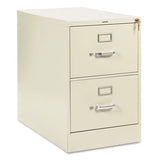 HON 210 Series Vertical File, 2 Legal-Size File Drawers, Putty, 18.25" x 28.5" x 29"