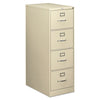 HON 210 Series Vertical File, 4 Legal-Size File Drawers, Putty, 18.25