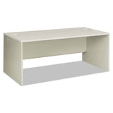 HON 38000 Series Desk Shell, 72" x 36" x 30", Light Gray/Silver