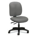 HON ComforTask Multi-Task Chair, Supports Up to 300 lb, 16" to 21" Seat Height, Frost Seat/Back, Black Base