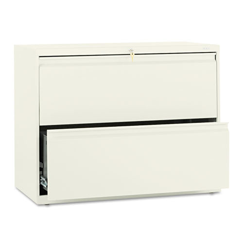 HON Brigade 800 Series Lateral File, 2 Legal/Letter-Size File Drawers, Putty, 36" x 18" x 28"