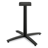 HON Between Seated-Height X-Base for 42" Table Tops, Black