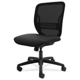 HON Gateway Mid-Back Task Chair, Supports Up to 250 lb, 17" to 22" Seat Height, Black