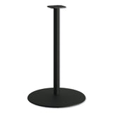 HON Between Round Disc Base for 42" Table Tops, Black Mica