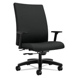 HON Ignition Series Big/Tall Mid-Back Work Chair, Supports Up to 450 lb, 17" to 20" Seat Height, Black